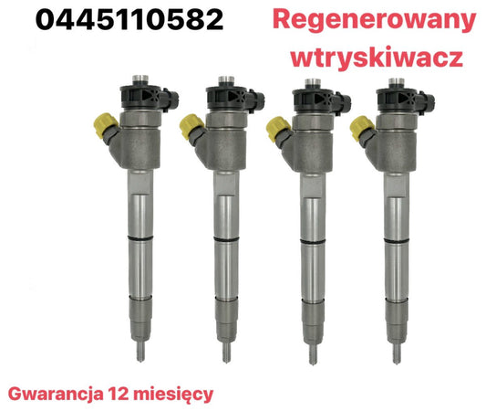 Remanufactured injector Bosch 0445110582, 0445110581, Kia Sorento