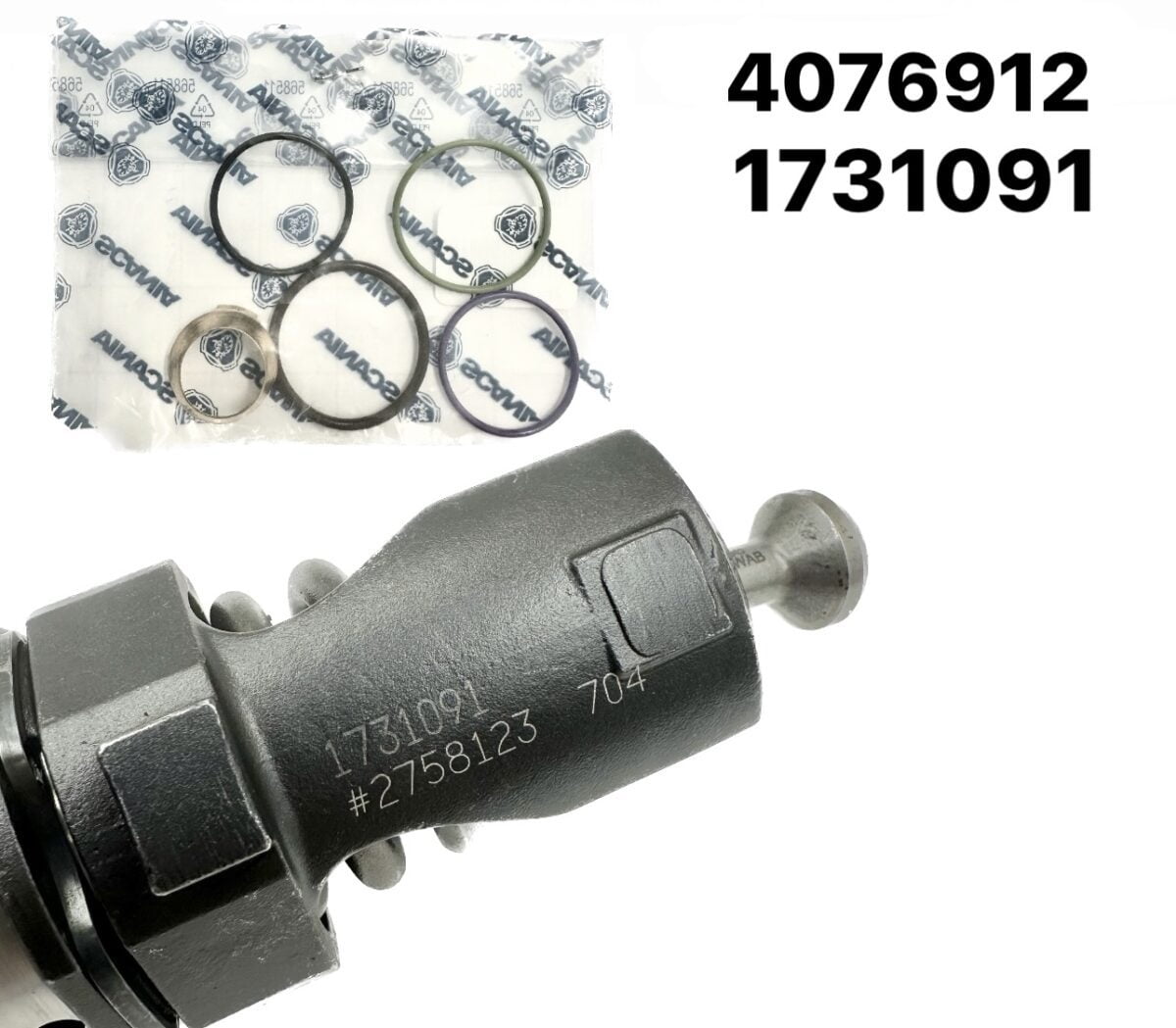 Remanufactured unit injector 1731091 4076912 SCANIA