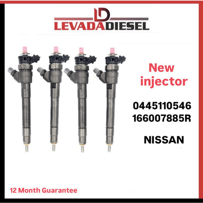 New injector 0445110546, 166007885R NISSAN