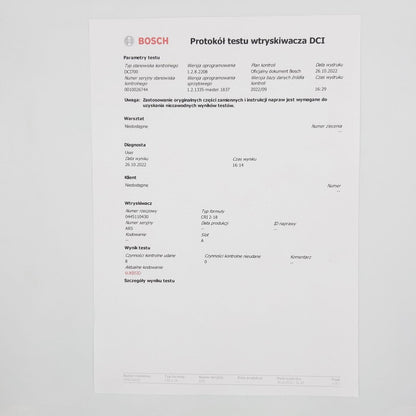 Regeneowany injector 0445110430, 35062008F JEEP